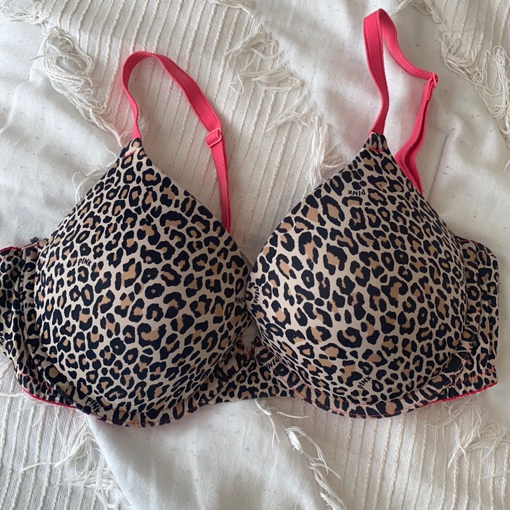 Pink bra